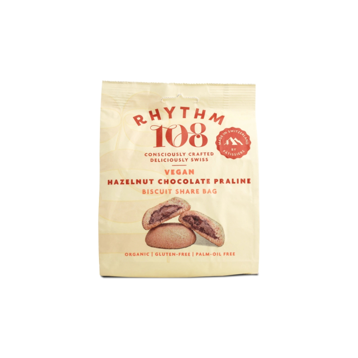 Fylte Kjeks Hasselnøtt Sjokolade Praliné ØKO 135g i gruppen Råvarer & Drikke / Spiskammer / Kjeks & Kaker hos Rawfoodshop Scandinavia AB (R108SHBHP08EU)