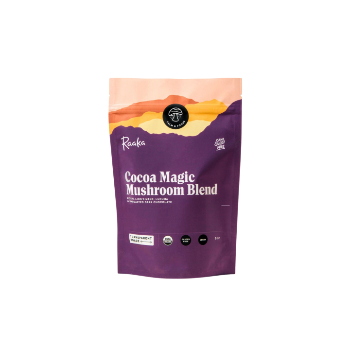 Sjokoladedrikk Magic Mushroom Blend ØKO 227g i gruppen Råvarer & Drikke / Drikkevarer / Diverse hos Rawfoodshop Scandinavia AB (RAA-2005)