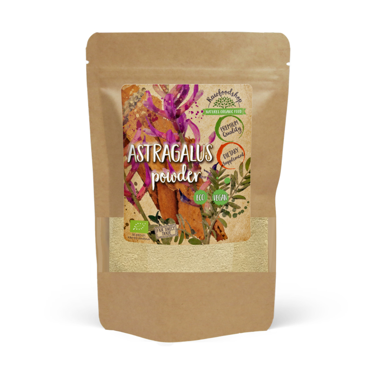 Astragalus Pulver ØKO 125g i gruppen Kosttilskudd / Urter & Planter / Urter hos Rawfoodshop Scandinavia AB (RAW00200)