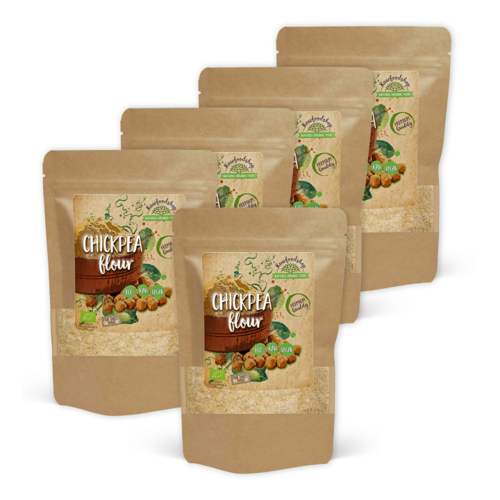Kikertmel ØKO 500g x 5 pakker i gruppen Råvarer & Drikke / Baking / Mel hos Rawfoodshop Scandinavia AB (RAW097709-SET5)