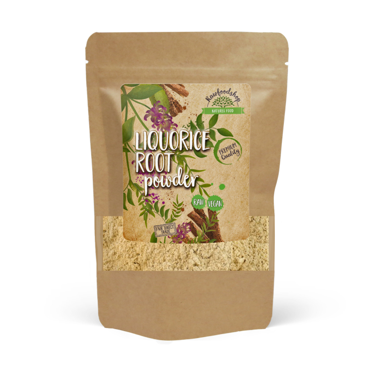 Lakrisrotpulver 125g i gruppen Råvarer & Drikke / Baking / Ingredienser Annet hos Rawfoodshop Scandinavia AB (RAW9196)