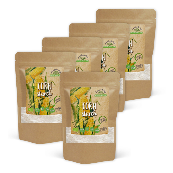 Maisstivelse ØKO 1kg x 5 pakker i gruppen Råvarer & Drikke / Baking / Mel hos Rawfoodshop Scandinavia AB (RAW936211-SET5)