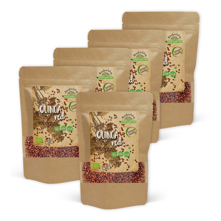 Quinoa Rød ØKO 500g x 5 pakker i gruppen Råvarer & Drikke / Helsekost / Frø hos Rawfoodshop Scandinavia AB (RAW9878798-SET5)
