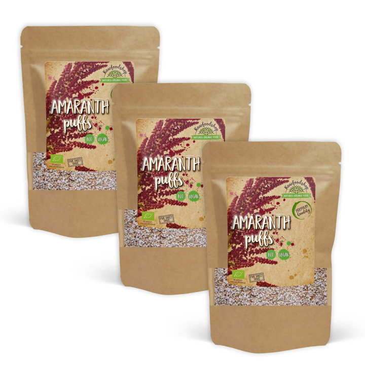 Amaranth Puffet ØKO 200g x 3 pakker i gruppen Råvarer & Drikke / Baking / Korn og flak hos Rawfoodshop Scandinavia AB (RAWAMA001-SET3)