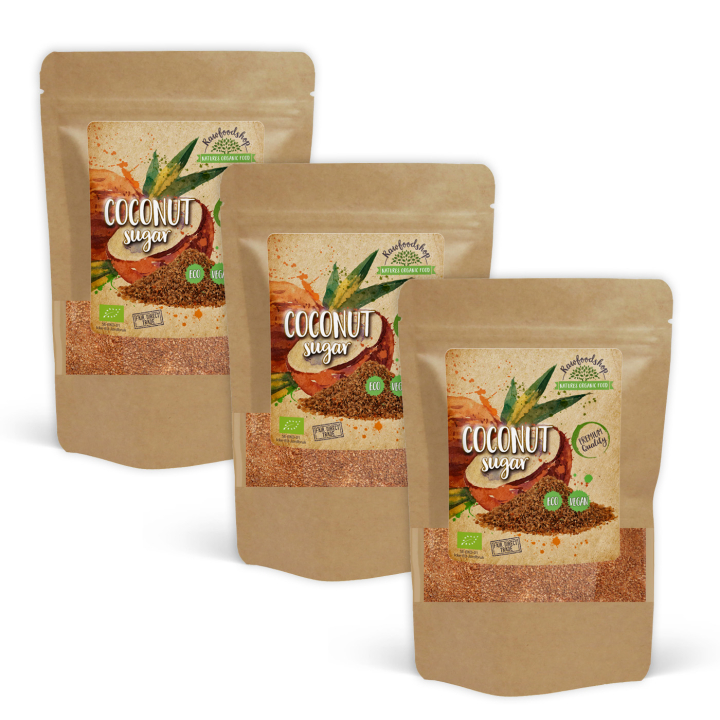 Kokossukker ØKO 500g x 3 pakker i gruppen Råvarer & Drikke / Baking / Søtning hos Rawfoodshop Scandinavia AB (RAWKO001-SET3)