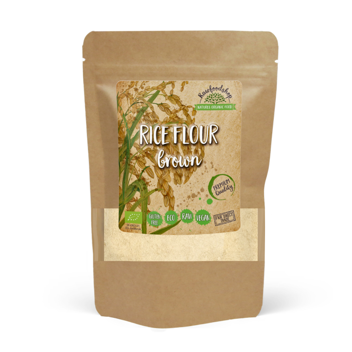 Rismel Brunt ØKO 500g i gruppen Råvarer & Drikke / Baking / Mel hos Rawfoodshop Scandinavia AB (RAWMJO001)