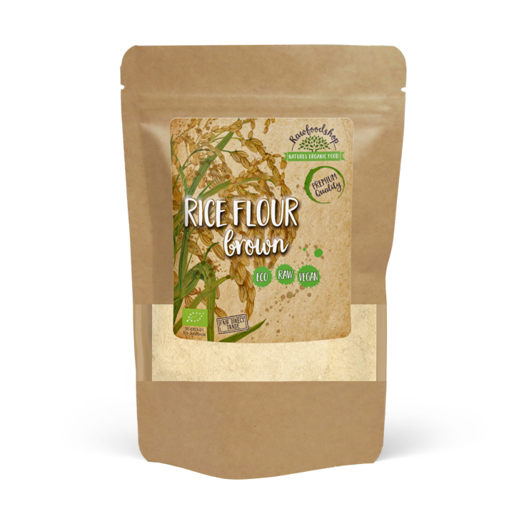Rismel Brunt ØKO 1kg i gruppen Råvarer & Drikke / Baking / Mel hos Rawfoodshop Scandinavia AB (RAWMJO0012)