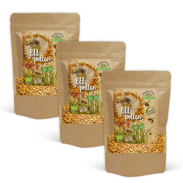 Bipollen ØKO 500g x 3 pakker i gruppen Råvarer & Drikke / Baking / Søtning hos Rawfoodshop Scandinavia AB (RAWPOLL02-SET3)