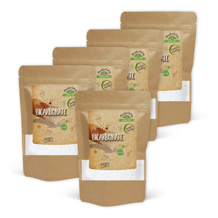 Bikarbonat 500g x 5 pakker i gruppen Råvarer & Drikke / Baking / Ingredienser Annet hos Rawfoodshop Scandinavia AB (RAWPUL0011-SET5)