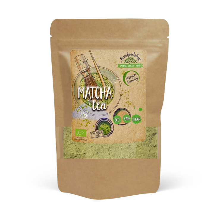 Matcha Te ØKO 125g i gruppen Råvarer & Drikke / Drikkevarer / Te hos Rawfoodshop Scandinavia AB (RAWTE001)