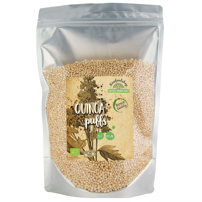 Quinoa puffar ØKO 200g i gruppen Råvarer & Drikke / Baking og matlaging / Granola, grøt og puffs hos Rawfoodshop Scandinavia AB (RECQUI01)