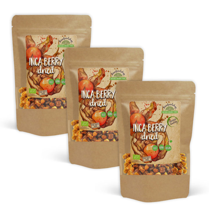 Inca-bær ØKO 100g x 3 pakker i gruppen Råvarer & Drikke / Frukt og bær / Annen Frukt og Bær hos Rawfoodshop Scandinavia AB (RFRU100396E-SET3)