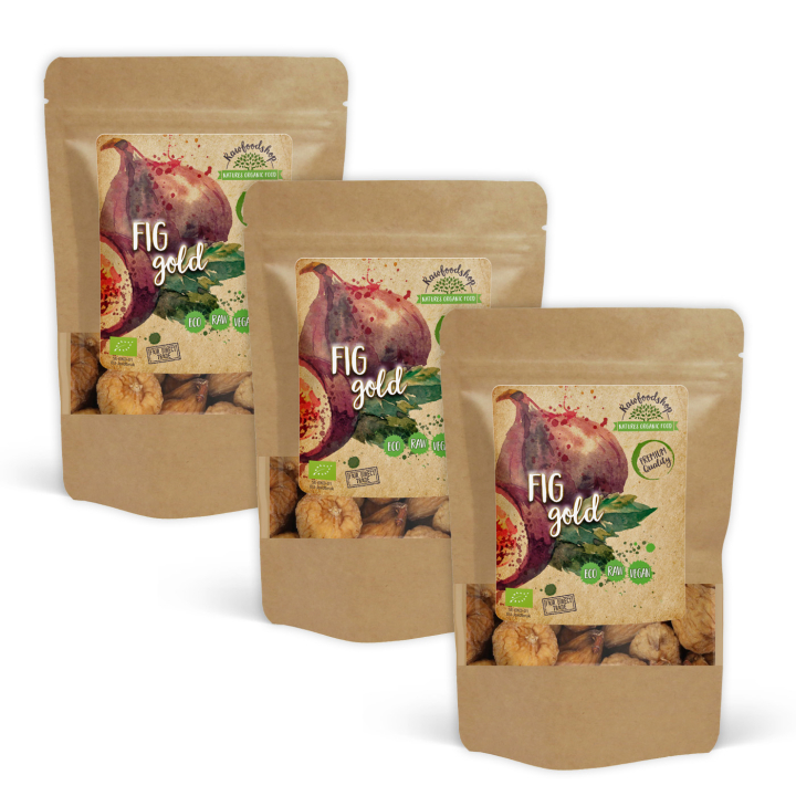 Fiken Gold ØKO 500g x 3 pakker i gruppen Råvarer & Drikke / Frukt og bær / Fiken hos Rawfoodshop Scandinavia AB (RFRU500358E-SET3)