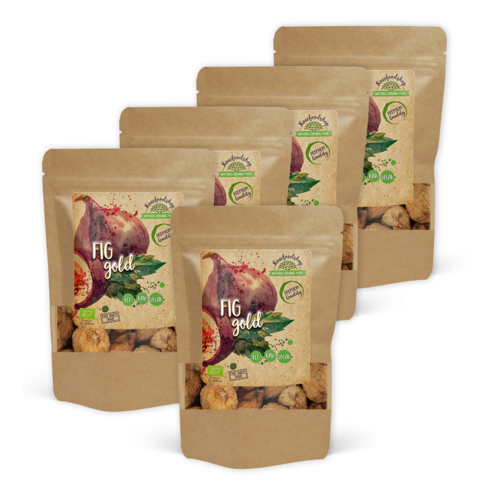 Fiken Gold ØKO 500g x 5 pakker i gruppen Råvarer & Drikke / Frukt og bær / Fiken hos Rawfoodshop Scandinavia AB (RFRU500358E-SET5)