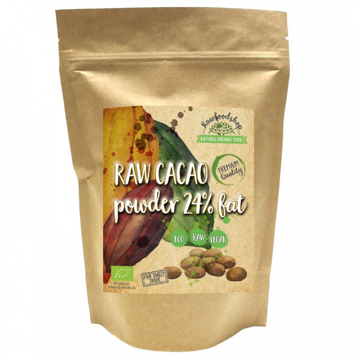 Kakaopulver Raw ØKO 1kg i gruppen Råvarer & Drikke / Baking og matlaging / Kakaoprodukter hos Rawfoodshop Scandinavia AB (RKAK1000406E)