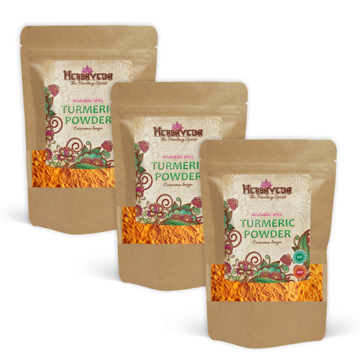 Gurkemeie ØKO 100g x 3 pakker i gruppen Råvarer & Drikke / Spiskammer / Krydder & Salt / Gurkemeie hos Rawfoodshop Scandinavia AB (RKRY100162E-SET3)