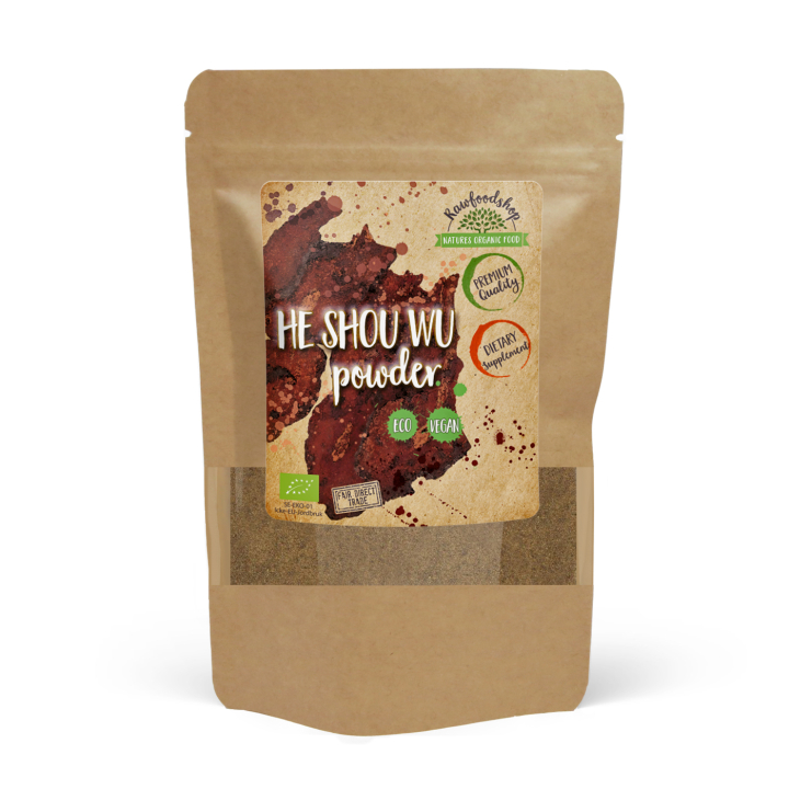 He Shou Wu Pulver ØKO 250g i gruppen Kosttilskudd / Urter & Planter / Urter hos Rawfoodshop Scandinavia AB (RPUL100169E-250)