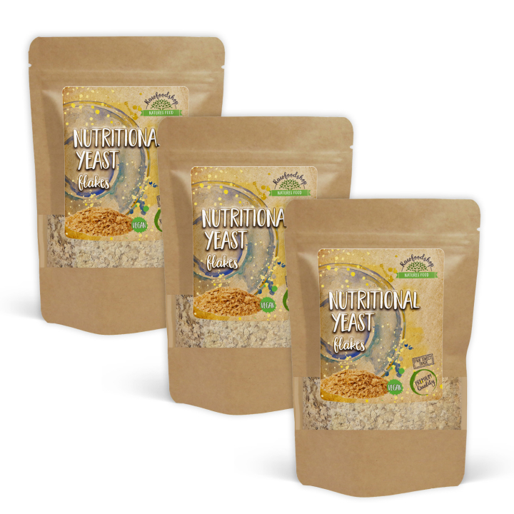 Næringsgjær Flak 250g x 3 pakker i gruppen Råvarer & Drikke / Spiskammer / Næringsgjær hos Rawfoodshop Scandinavia AB (RPUL1250270L2-SET3)