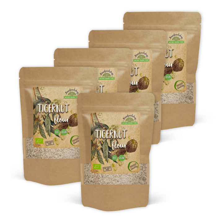 Jordmandelmel ØKO 250g x 5 pakker i gruppen Råvarer & Drikke / Nøtter / Nøttemel hos Rawfoodshop Scandinavia AB (RPUL2502060E-SET5)