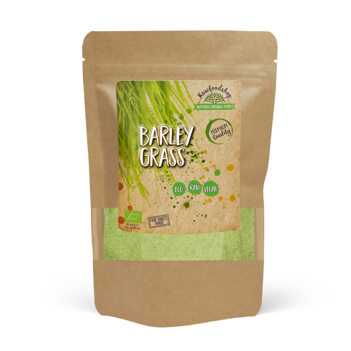 Byggress ØKO 250g i gruppen Råvarer & Drikke / Helsekost / Bygg & Hvetegress hos Rawfoodshop Scandinavia AB (RPUL250512E)