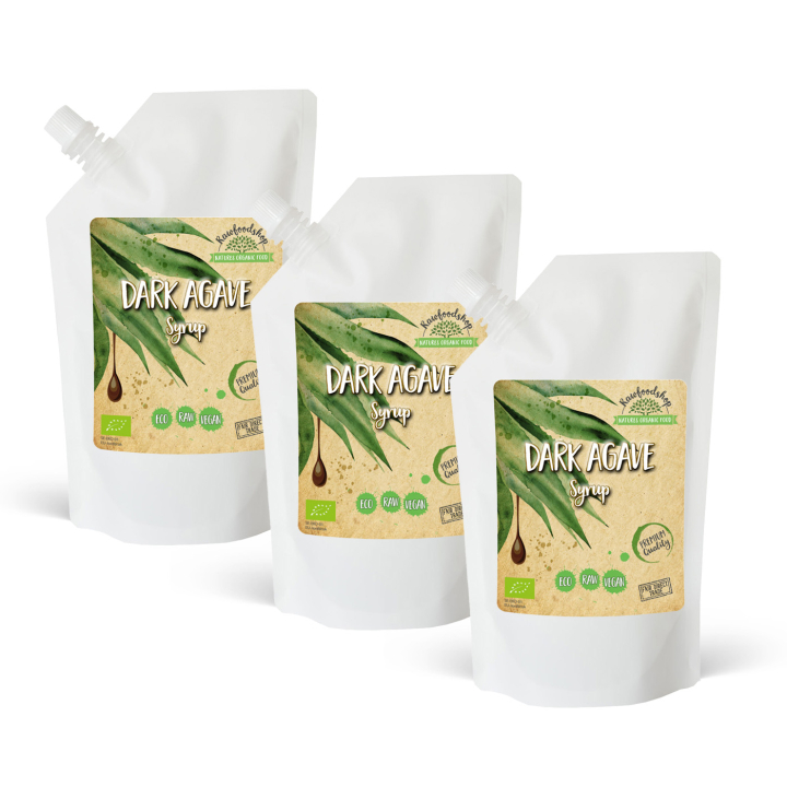 Agavesirup Mørk ØKO 1000ml x 3 pakker i gruppen Råvarer & Drikke / Baking / Sirup hos Rawfoodshop Scandinavia AB (RSOT500300E1-SET3)