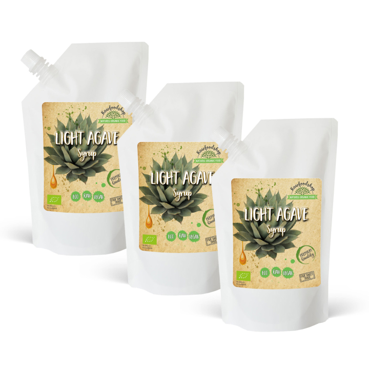 Agavesirup Lys ØKO 1000ml x 3 pakker i gruppen Råvarer & Drikke / Baking / Sirup hos Rawfoodshop Scandinavia AB (RSOT500301E11-SET3)