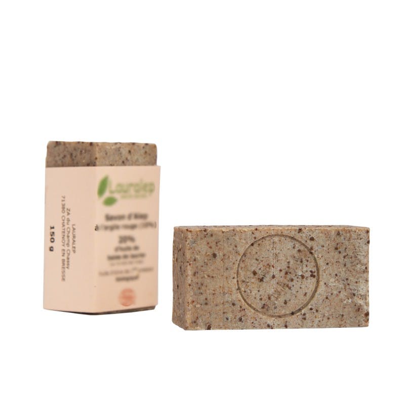 Alepposåpe med laurbærolje 20% og rød leire økologisk 150g i gruppen OUTLET 20-80% hos Rawfoodshop Scandinavia AB (SAA30)