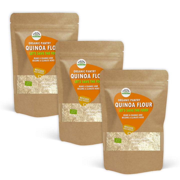 Quinoamel ØKO 1kg x 3 pakker i gruppen Råvarer & Drikke / Baking / Mel hos Rawfoodshop Scandinavia AB (SFAB01710001-SET3)