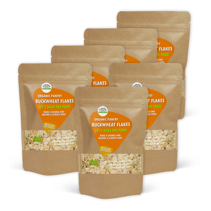 Bokhveteflak ØKO 1kg x 6 pakker i gruppen Råvarer & Drikke / Baking / Korn og flak hos Rawfoodshop Scandinavia AB (SFAB0441SET)