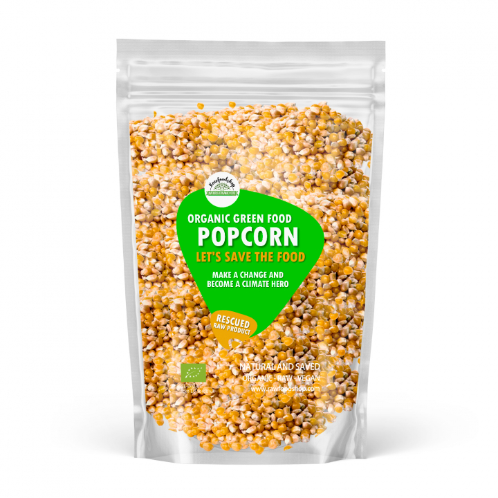 Popcorn ØKO 1kg i gruppen Råvarer & Drikke / Pantryet / Ris og bygg hos Rawfoodshop Scandinavia AB (SFFRO141)