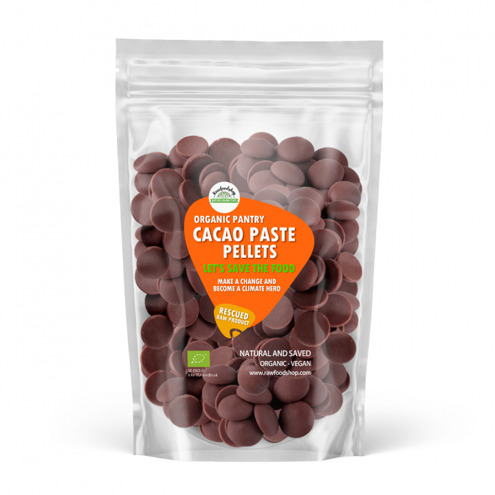 Kakaomasse Pellets RAW ØKO 1kg i gruppen Råvarer & Drikke / Baking og matlaging / Kakaoprodukter hos Rawfoodshop Scandinavia AB (SFHITC0500241)