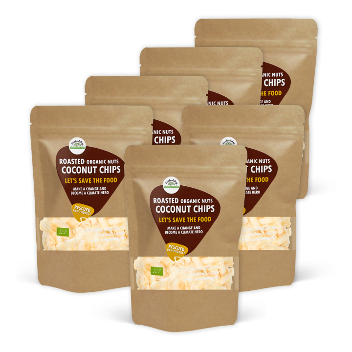 Kokoschips Ristet ØKO 500g x 6 pakker i gruppen Råvarer & Drikke / Nøtter / Kokosnøtt hos Rawfoodshop Scandinavia AB (SFKCR20500SET)