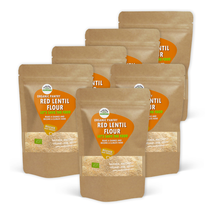 Linsemel Rødt ØKO 1kg x 6 pakker i gruppen Råvarer & Drikke / Baking / Mel hos Rawfoodshop Scandinavia AB (SFLINSMJOLROTT011-SET6)