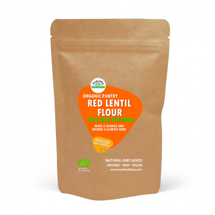 Linsemel Rødt ØKO 1kg i gruppen Råvarer & Drikke / Baking / Mel hos Rawfoodshop Scandinavia AB (SFLINSMJOLROTT011)