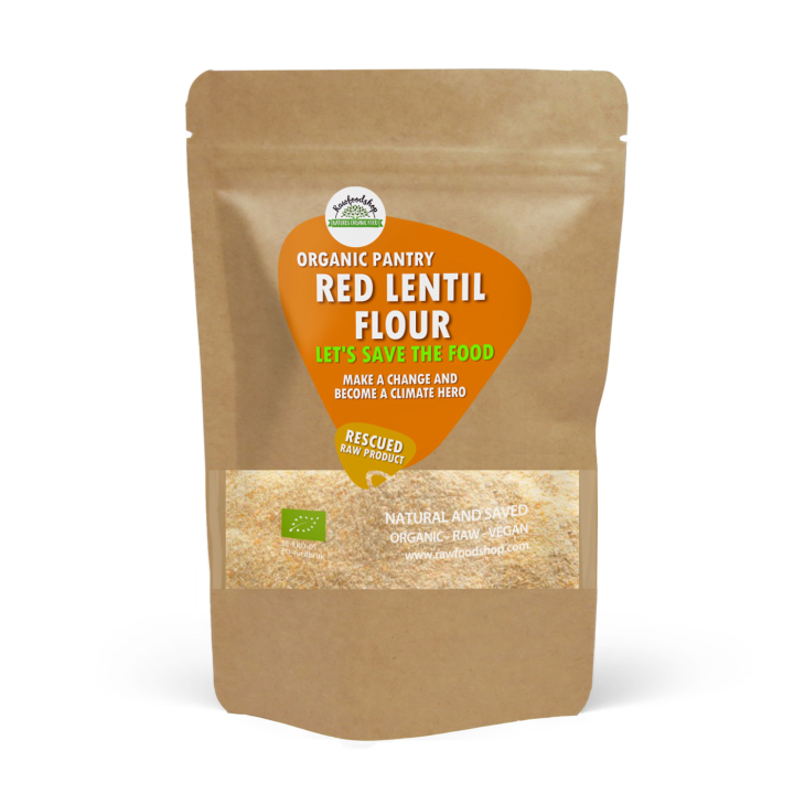 Linsemel Rødt ØKO 1kg i gruppen Råvarer & Drikke / Baking / Mel hos Rawfoodshop Scandinavia AB (SFLINSMJOLROTT011)