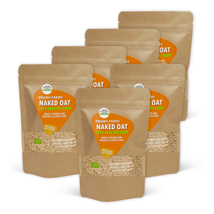 Naken Havre ØKO 1kg x 6 pakker i gruppen Råvarer & Drikke / Spiskammer / Ris og bygg hos Rawfoodshop Scandinavia AB (SFNHS501SET)