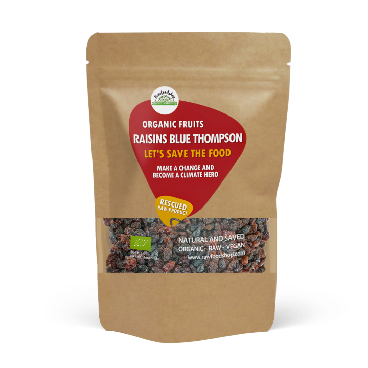 Russin Blue Thompson RAW ØKO 1 kg i gruppen Råvarer & Drikke / Frukt og bær / Rosiner hos Rawfoodshop Scandinavia AB (SFRAW799791)