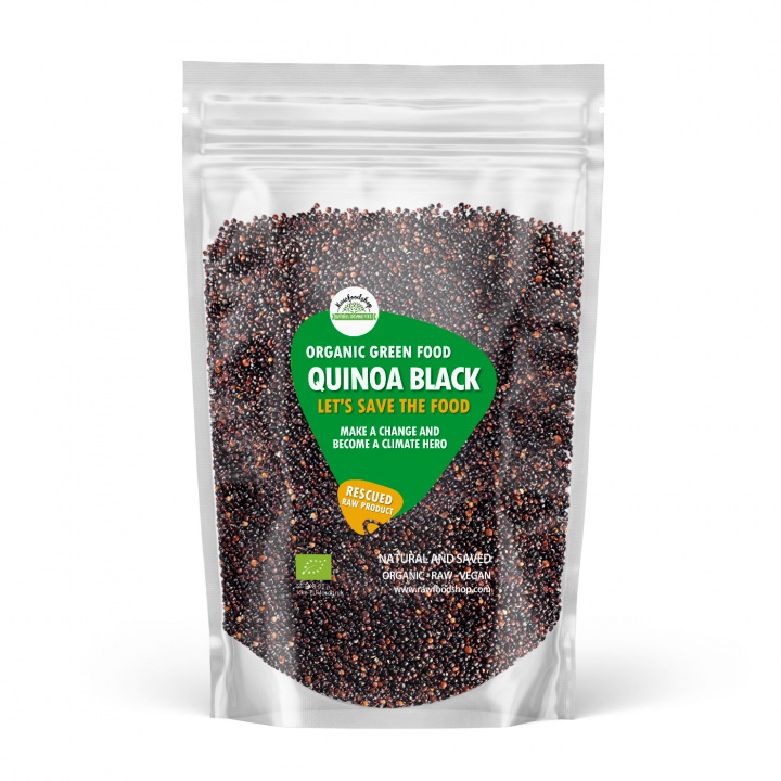 Quinoa Svart ØKO 1kg i gruppen Råvarer & Drikke / Pantryet / Frø hos Rawfoodshop Scandinavia AB (SFRAW98651)