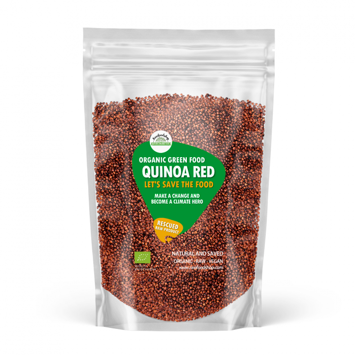 Quinoa Rød ØKO 1kg i gruppen Råvarer & Drikke / Pantryet / Frø hos Rawfoodshop Scandinavia AB (SFRAW98787981)