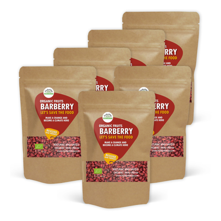 Berberis ØKO 250g x 6 pakker i gruppen Råvarer & Drikke / Frukt og bær hos Rawfoodshop Scandinavia AB (SFRAWFRU00101SET)