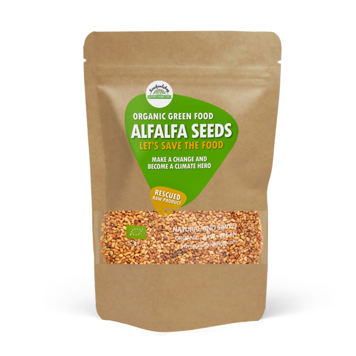 Alfalfafrø ØKO 1kg i gruppen Råvarer & Drikke / Pantryet / Frø hos Rawfoodshop Scandinavia AB (SFRFRO00011L1000)