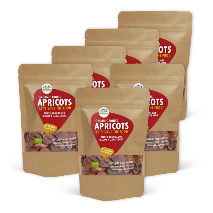 Aprikoser ØKO 1kg x 6 pakker i gruppen Råvarer & Drikke / Frukt og bær / Aprikos hos Rawfoodshop Scandinavia AB (SFRFRU500350E1-SET6)