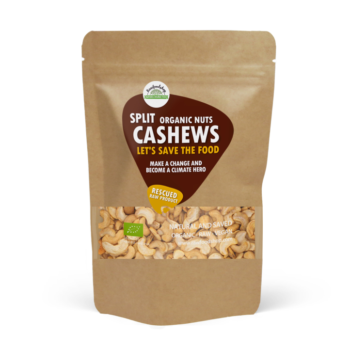 Cashewnøtter Delte RAW ØKO 1kg i gruppen Råvarer & Drikke / Nøtter / Cashewnøtter hos Rawfoodshop Scandinavia AB (SFRNOT1000327E)