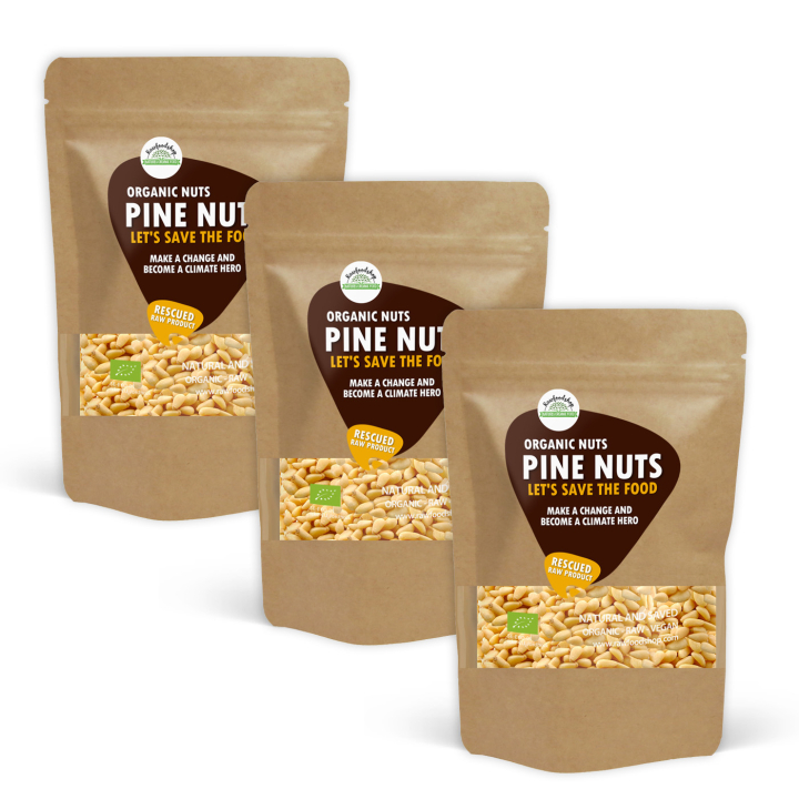Pinjekjerner ØKO 500g x 3 pakker i gruppen Råvarer & Drikke / Nøtter hos Rawfoodshop Scandinavia AB (SFRNOT250462E-SET3)