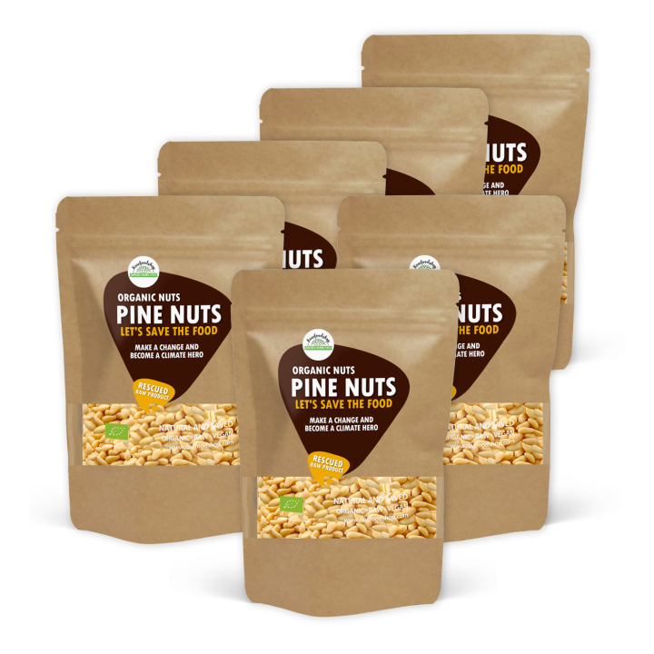 Pinjekjerner ØKO 500g x 6 pakker i gruppen Råvarer & Drikke / Nøtter hos Rawfoodshop Scandinavia AB (SFRNOT250462ESET)