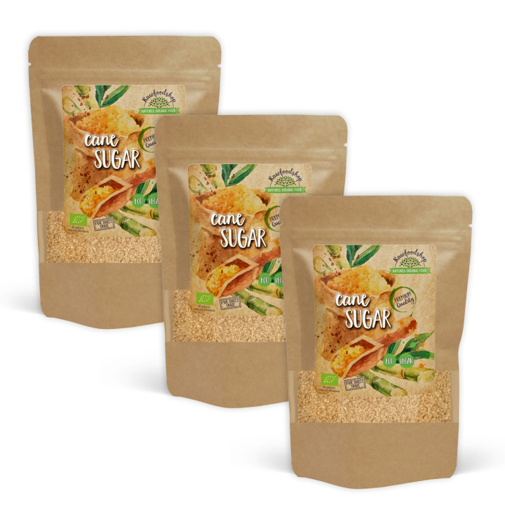 Råsukker ØKO 500g x 3 pakker i gruppen Råvarer & Drikke / Baking / Søtning hos Rawfoodshop Scandinavia AB (SOT2-SET3)
