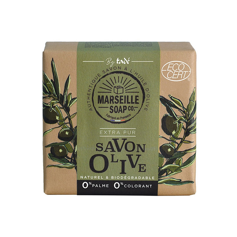 Fast Marseille Såpe 100g Oliven i gruppen Hud & Kropp / Kropp / Håndsåpe hos Rawfoodshop Scandinavia AB (TADSOLIDM2266)