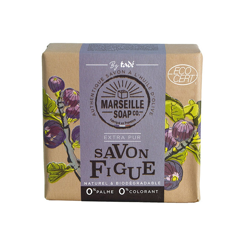 Fast Marseille Såpe 100g Fig i gruppen Kroppspleie / Ferdige produkter / Såpe hos Rawfoodshop Scandinavia AB (TADSOLIDM2297)