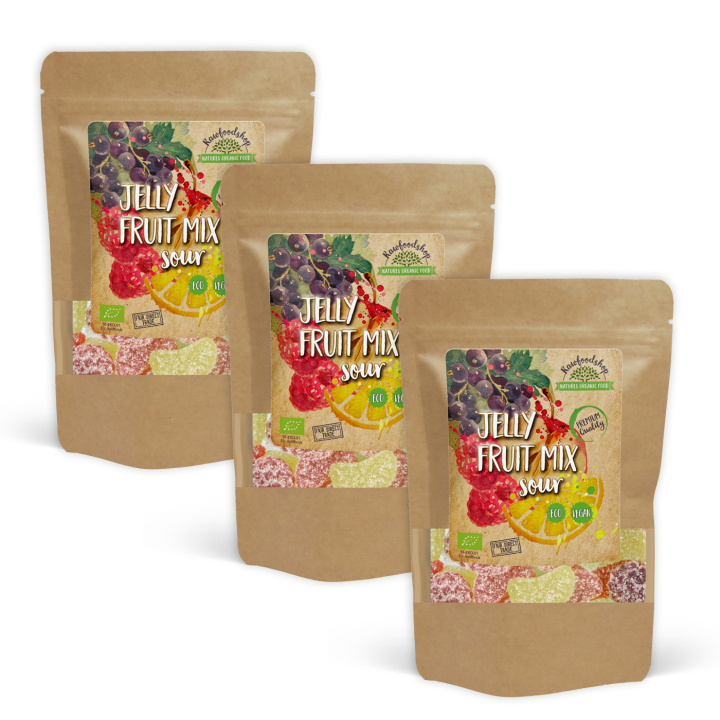 Godteri Fruktmix ØKO 100g x 3 pakker i gruppen Råvarer & Drikke / Godteri og sjokolade / Sukkertøy hos Rawfoodshop Scandinavia AB (VEGGOD02-SET3)