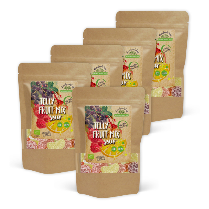 Godteri Fruktmix ØKO 100g x 5 pakker i gruppen Råvarer & Drikke / Godteri og sjokolade / Sukkertøy hos Rawfoodshop Scandinavia AB (VEGGOD02-SET5)